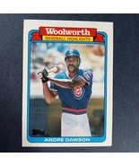 Andre Dawson Chicago  Cubs 1988 Topps Glossy/Tiffany Woolworths Baseball... - £2.80 GBP