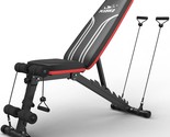 Adjustable Weight Bench Workout Bench For Home Gym, 15 Degree Decline Si... - £132.20 GBP
