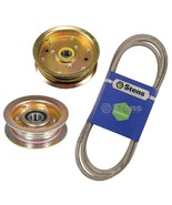 42&quot; Mower Deck Rebuild Kit Belt and Idlers Fit X105 X110 X120 X125 X145 ... - $48.97