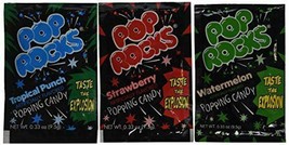 Assorted POP ROCKS Candy Packs (1 dz), Each pack is 0.33 oz (9.5 g) - £10.93 GBP