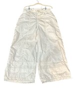 Free People Movement Large White parachute pants elastic drawstring Wide... - $45.00