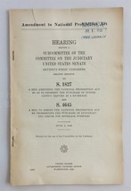 1930 Antique Us Government Hearings National Prohibition Act Amendment Liquor - £33.10 GBP