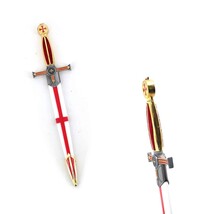 15.5" Maltese Cross Double-Edge Stainless Steel Medieval Dagger With Scabbard image 3