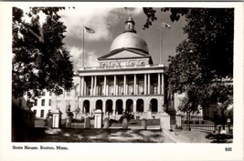 Boston Massachusetts State House RPPC Postcard Z27 - £5.55 GBP