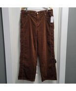 Time And Tru Women’s Size 14 Corduroy High Rise Wide Leg Pants 30&quot; Insea... - $361.72 MXN