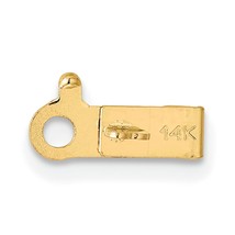 14K Gold Barrel Clasp Tongue 6.3mm - £30.82 GBP