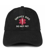 Trendy Apparel Shop Service Dog Do Not Pet Embroidered Brushed Cotton Ca... - £15.97 GBP