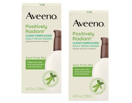 AVEENO Active Naturals Clear Complexion Daily Moisturizer 4 oz (2 Pack)# - £47.95 GBP