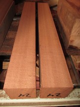 One Long Exotic Kiln Dried Sapele Turning Blanks Lumber Wood Turning 3 X 3 X 24&quot; - £14.92 GBP