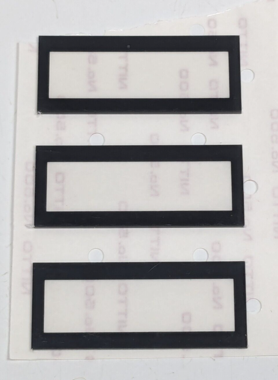 Lot of 3 NOS Uniden Radio Replacement Display Window Part# KDPZ431394Z - $10.88