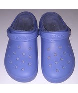 Crocs Unisex Size Men&#39;s 9 Women&#39;s 11 Clogs Slip Ons lined Blue - $21.77
