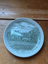 Vintage Staffordshire England Small Round Home of Anne of Green Gables C... - $11.29