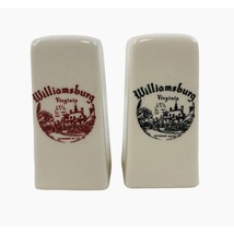 Williamsburg Virginia Salt And Pepper Shakers Porcelain Vintage Govenors Palace - £12.51 GBP