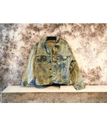 LEVIS Jean Trucker Jacket Men&#39;s M 70507-0219 Acid Wash Distressed USA Au... - $97.02 CAD