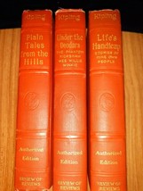 Vintage 3 Vol.&#39;s 1914 Rudyard Kipling&#39;s Doubleday, Page &amp; Co. Review of Reviews - £18.50 GBP