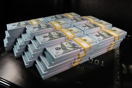 250,000 Full Print Prop Movie Money Prop Money Real Looking New Style Copy Cash - £120.73 GBP