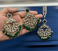 Kundan Indian Jewelry Set All color available One Left Jewelry Set Gold Plated d - £30.50 GBP