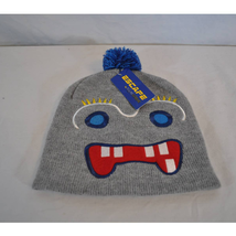 Escape by Polar Extreme Monster Face Kid&#39;s Knit Cap Gray/Grey - NWT - £7.78 GBP