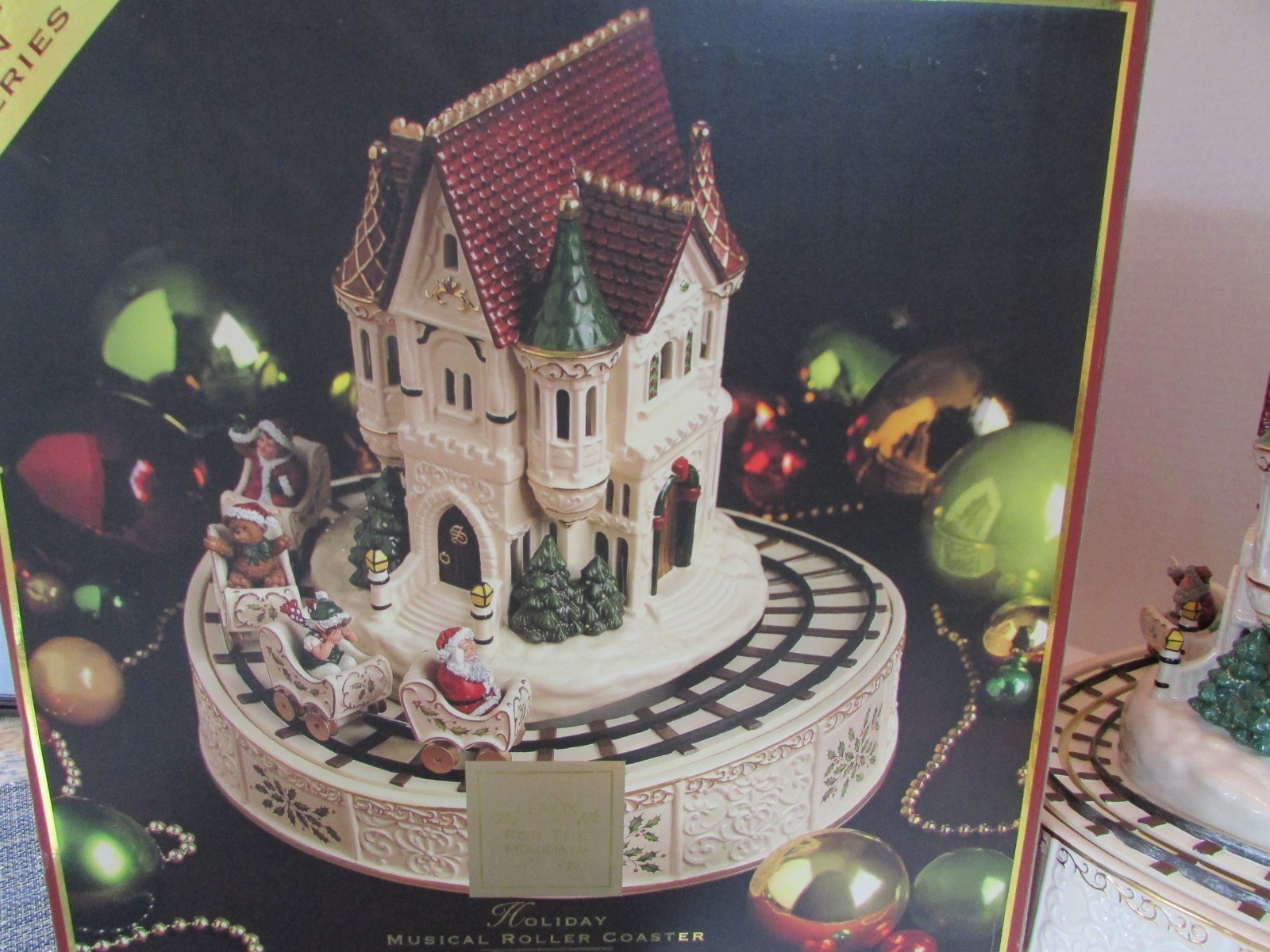 Lenox Holiday Musical  Roller Coaster Animated Tabletop Decor Item image 3
