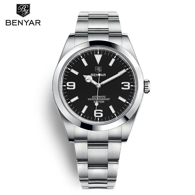 BENYAR 2023 New Automatic Men   Waterproof  Men Mechanical Wristwatch Stainless  - $143.94