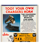 1981 Handyman Store Advertisement Vintage San Diego Chargers Car Horn DW... - $42.08 CAD