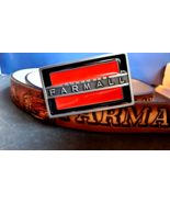 Farmall tractor Genuine Leather  belt and Farmall Epoxy Alloy buckle - 3... - $54.09 CAD+