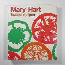 Mary Hart Cookbook Favorite Recipes Hardcover Book Vintage 70s - £17.39 GBP