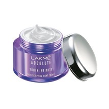 Lakme Youth Infinity Skin Firming Night Crème, 50 g (free shipping worlds) - £30.14 GBP