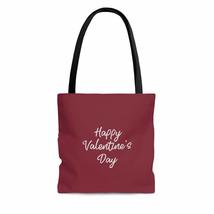Happy Valentine&#39;s Day Biking Red AOP Tote Bag - $26.35+