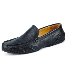 New Brand Quality Men Loafers Leather Breathable Men&#39;s Casual Shoes Men ... - £40.90 GBP