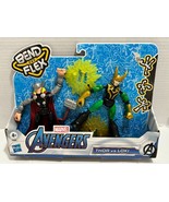 Avengers Marvel THOR vs LOKI Bend and Flex  Action Figure Toys, 6-Inch F... - £6.60 GBP