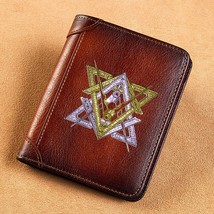  Wallet Free and Accepted Masons Badge Printing Standard Short Purse BK1477 - £62.69 GBP