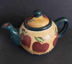 Vintage ~ Casa Vero by ACK ~ Vineyard Apple ~ Teapot ~ Hand painted - £11.95 GBP