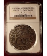 1693 Netherlands 28s Utrecht C/S Counter Stamp NGC Certified! - €435,83 EUR