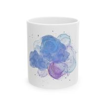 Serene Watercolor Mug | Artistic Coffee Cup for Relaxation, Gift for Art... - $14.20+