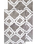 Dual Bath Mat Set 24x40 and 21x34 Moonlight Gray - $226.61 CAD