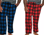 NEW Mens Sonoma Big &amp; Tall Microfleece Pajama Sleep Pants sz 1XB red or ... - £12.61 GBP