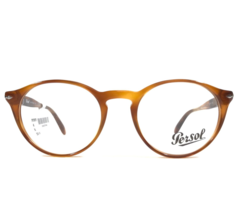 Persol Eyeglasses Frames 3092-V 96 Terra Di Siena Light Havana Round 48-19-145 - $123.74