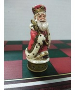 Hallmark 2004 Christmas Chess Set Replacement RED KING/SANTA CLAUS - £6.64 GBP