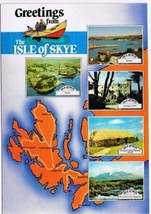 Isle of Skye Scotland Postcard Greeting From Isle of Skye Multi View - £2.32 GBP