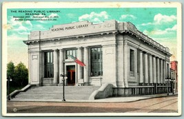 Public Library Building Reading Pennsylvania PA UNP Unused WB Postcard D14 - £2.28 GBP