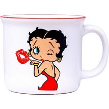 Betty Boop 21500 Kiss Camper Coffee Mug Tea Cup 14 oz Ceramic White - $22.77