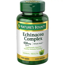 Nature&#39;s Bounty Echinacea Complex 100 Capsules, 450Mg Exp 2025 - $13.85