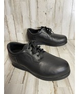 Men&#39;s Drew Casual Walking Black Leather Lace Up Shoes Size 8.5 WW 10821 - $665.24 MXN