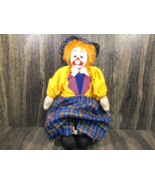 Vintage Porcelain Head Clown Doll Collectible by Artmark in Chicago Doll... - £11.82 GBP