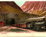Carte Postale Vintage Allemagne - Gotthardtunnel - Expresszug - Train Go... - $18.39