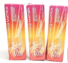 3xMatrix Color SYNC Demi-Permanent Hair Color 2oz (7R) Dark Blond Red  - £11.83 GBP