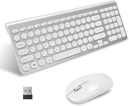 Ergonomic, Silent, Compact Slim for Windows Laptop, Apple, iMac, Desktop, PC (Si - £35.17 GBP