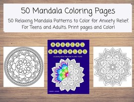 Magical Mandalas Coloring Book for Adults and Teens with 50 Amazing Mand... - £2.38 GBP