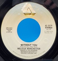 Melissa Manchester 45 Boys In The Backroom / Without You A4 - $43.73 MXN